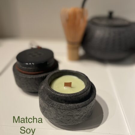 ZEN-oriental  MATCHA Soy Candle with Gift Box and Bag